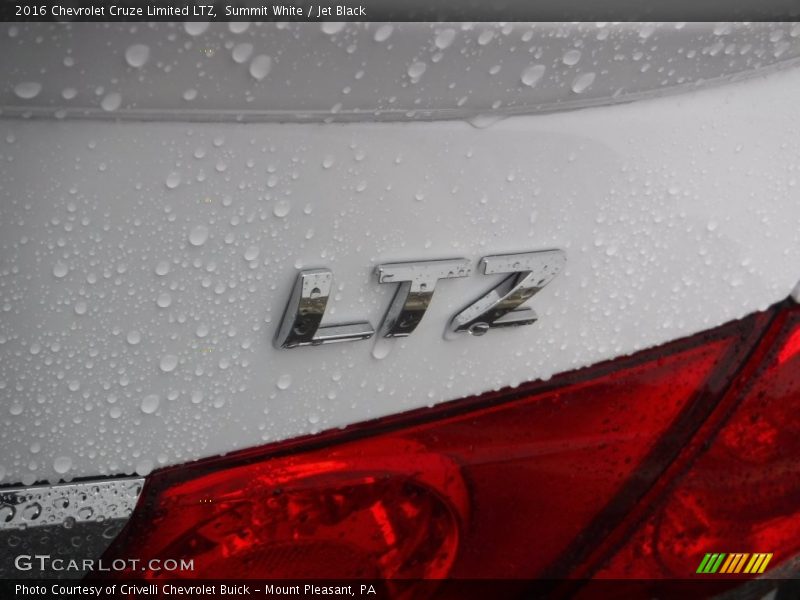 Summit White / Jet Black 2016 Chevrolet Cruze Limited LTZ