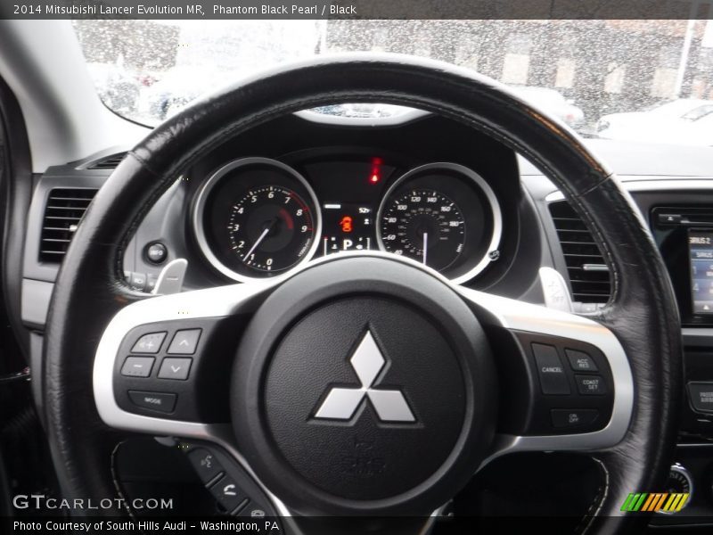 Phantom Black Pearl / Black 2014 Mitsubishi Lancer Evolution MR