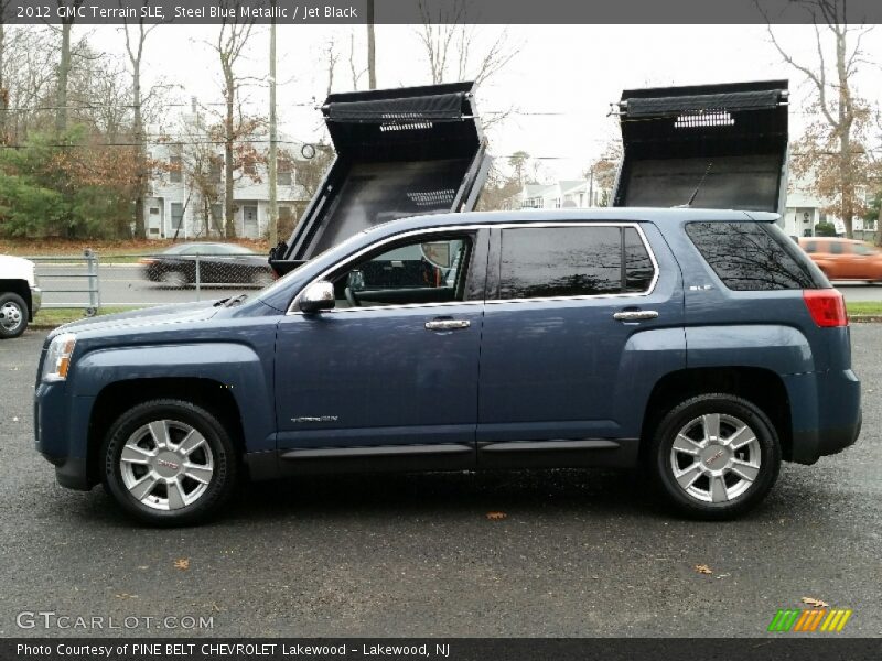 Steel Blue Metallic / Jet Black 2012 GMC Terrain SLE