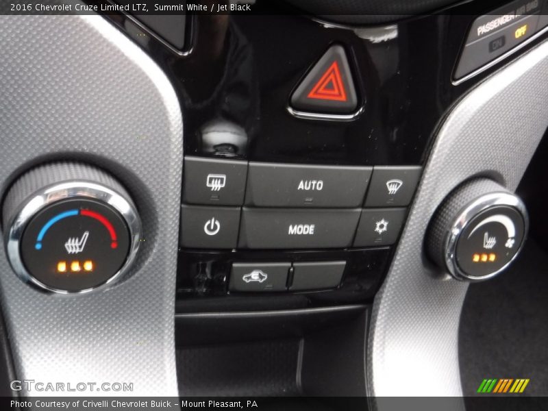 Summit White / Jet Black 2016 Chevrolet Cruze Limited LTZ