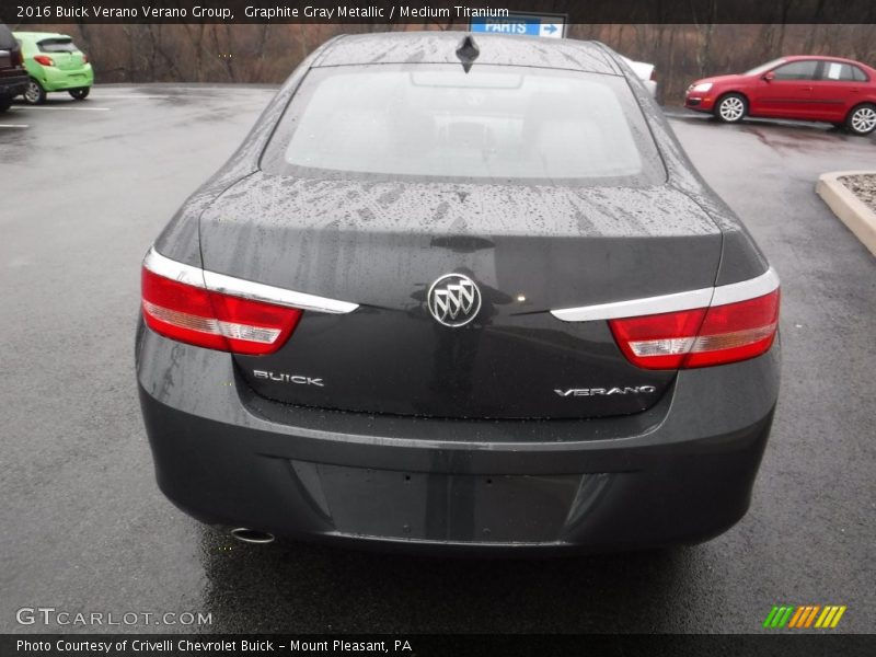 Graphite Gray Metallic / Medium Titanium 2016 Buick Verano Verano Group