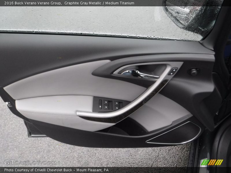 Graphite Gray Metallic / Medium Titanium 2016 Buick Verano Verano Group