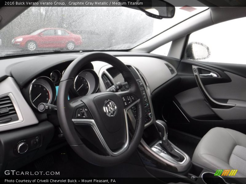 Graphite Gray Metallic / Medium Titanium 2016 Buick Verano Verano Group