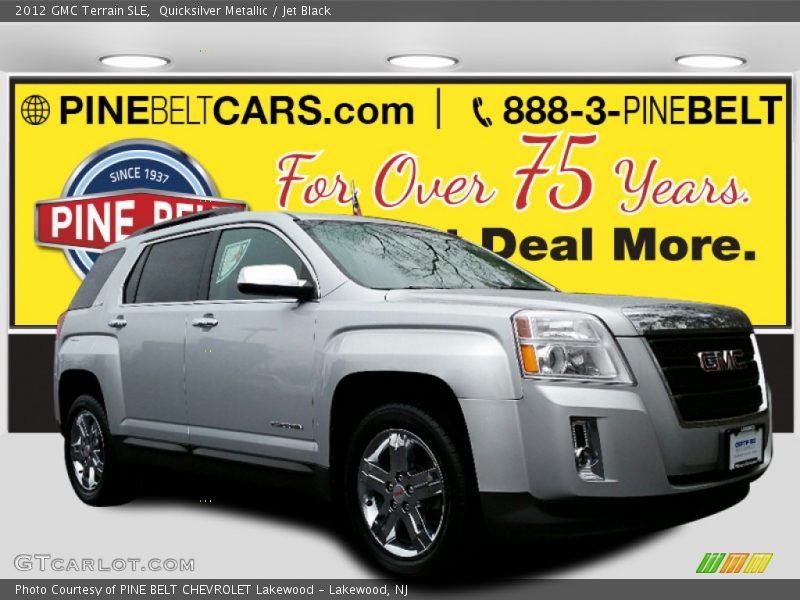 Quicksilver Metallic / Jet Black 2012 GMC Terrain SLE