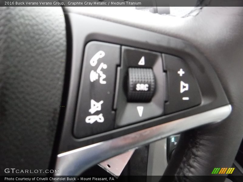 Graphite Gray Metallic / Medium Titanium 2016 Buick Verano Verano Group