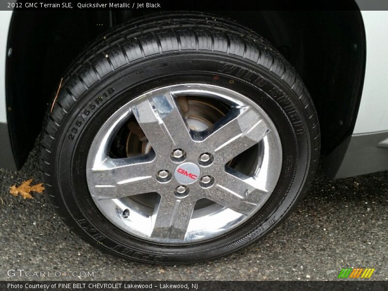 Quicksilver Metallic / Jet Black 2012 GMC Terrain SLE