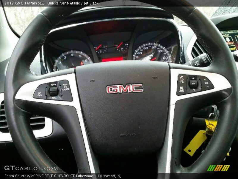 Quicksilver Metallic / Jet Black 2012 GMC Terrain SLE