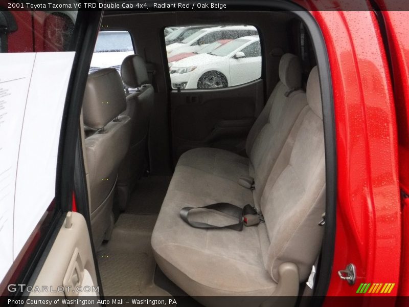 Radiant Red / Oak Beige 2001 Toyota Tacoma V6 TRD Double Cab 4x4