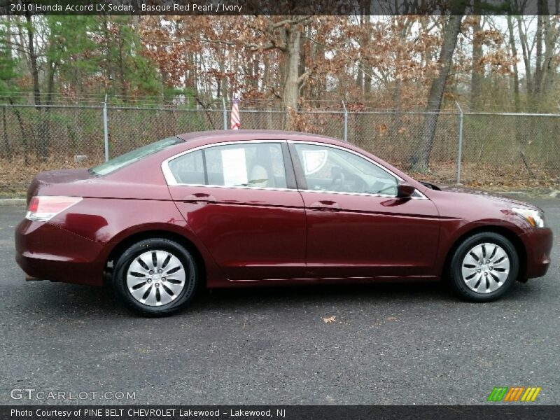 Basque Red Pearl / Ivory 2010 Honda Accord LX Sedan