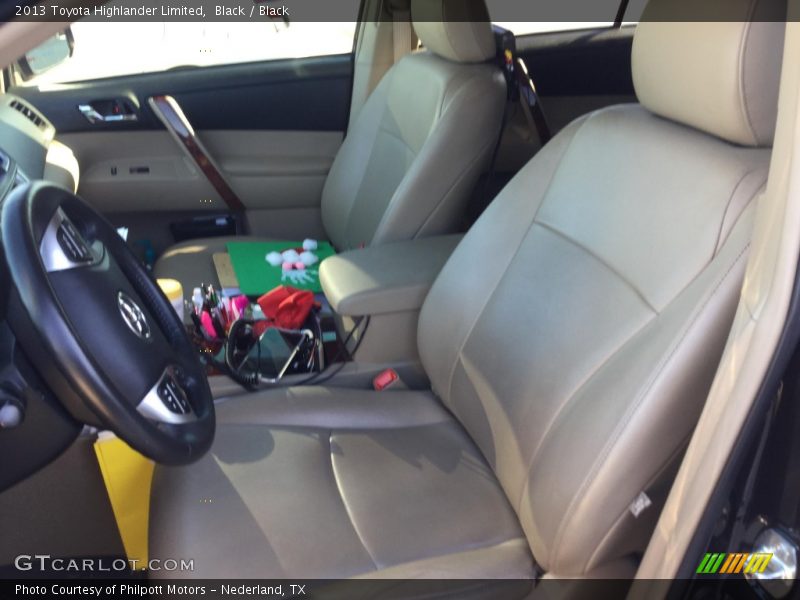 Black / Black 2013 Toyota Highlander Limited