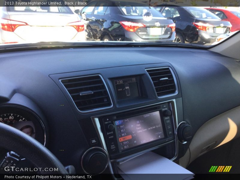 Black / Black 2013 Toyota Highlander Limited
