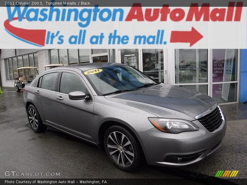 Tungsten Metallic / Black 2011 Chrysler 200 S