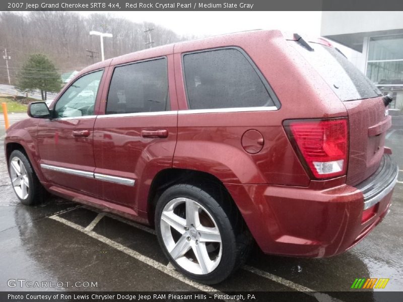 Red Rock Crystal Pearl / Medium Slate Gray 2007 Jeep Grand Cherokee SRT8 4x4