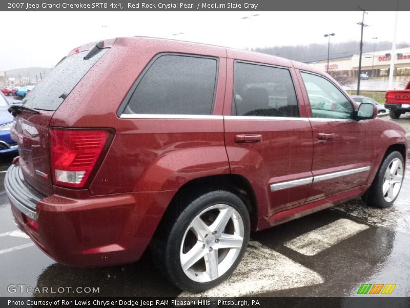 Red Rock Crystal Pearl / Medium Slate Gray 2007 Jeep Grand Cherokee SRT8 4x4