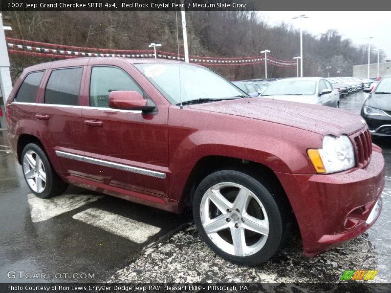 Red Rock Crystal Pearl / Medium Slate Gray 2007 Jeep Grand Cherokee SRT8 4x4