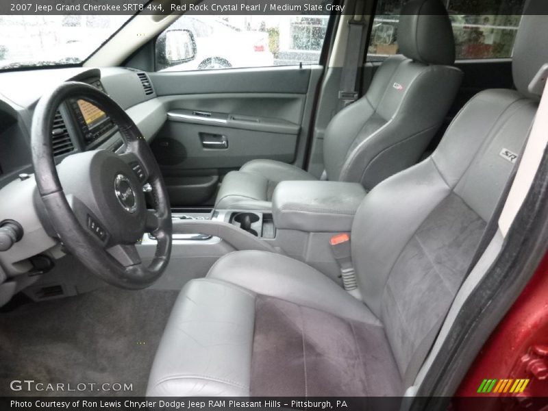 Red Rock Crystal Pearl / Medium Slate Gray 2007 Jeep Grand Cherokee SRT8 4x4