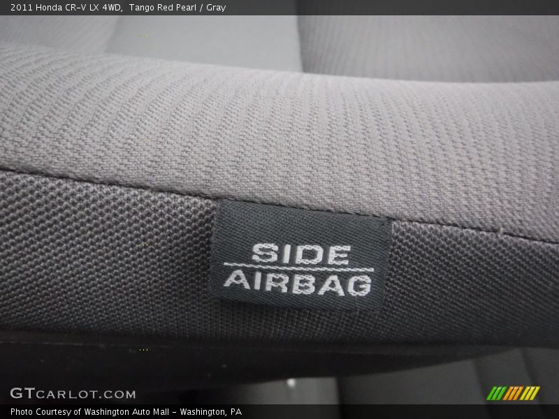 Tango Red Pearl / Gray 2011 Honda CR-V LX 4WD
