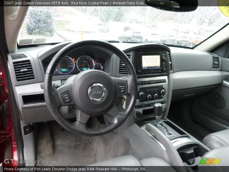 Red Rock Crystal Pearl / Medium Slate Gray 2007 Jeep Grand Cherokee SRT8 4x4