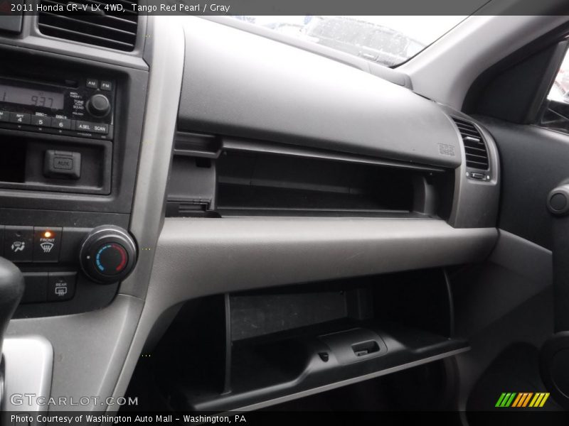 Tango Red Pearl / Gray 2011 Honda CR-V LX 4WD