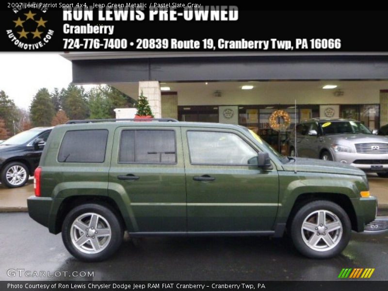Jeep Green Metallic / Pastel Slate Gray 2007 Jeep Patriot Sport 4x4