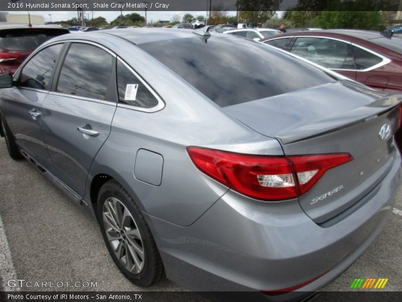 Shale Gray Metallic / Gray 2016 Hyundai Sonata Sport