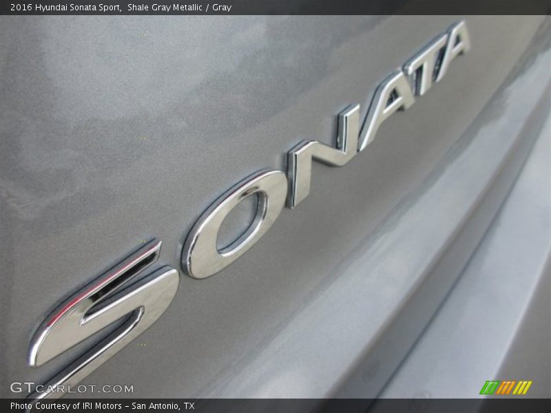 Shale Gray Metallic / Gray 2016 Hyundai Sonata Sport