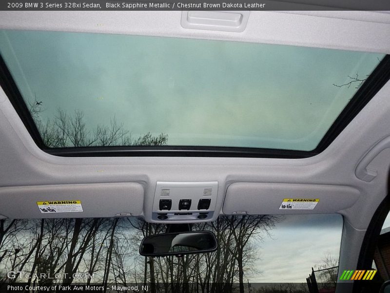 Black Sapphire Metallic / Chestnut Brown Dakota Leather 2009 BMW 3 Series 328xi Sedan