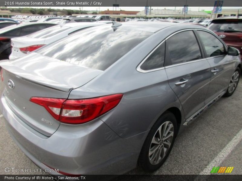 Shale Gray Metallic / Gray 2016 Hyundai Sonata Sport