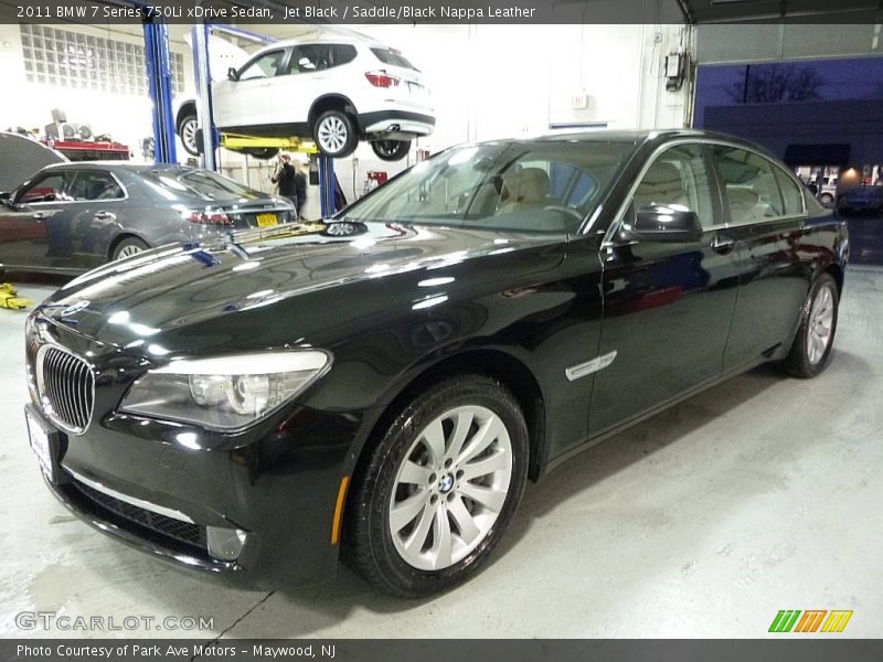 Front 3/4 View of 2011 7 Series 750Li xDrive Sedan