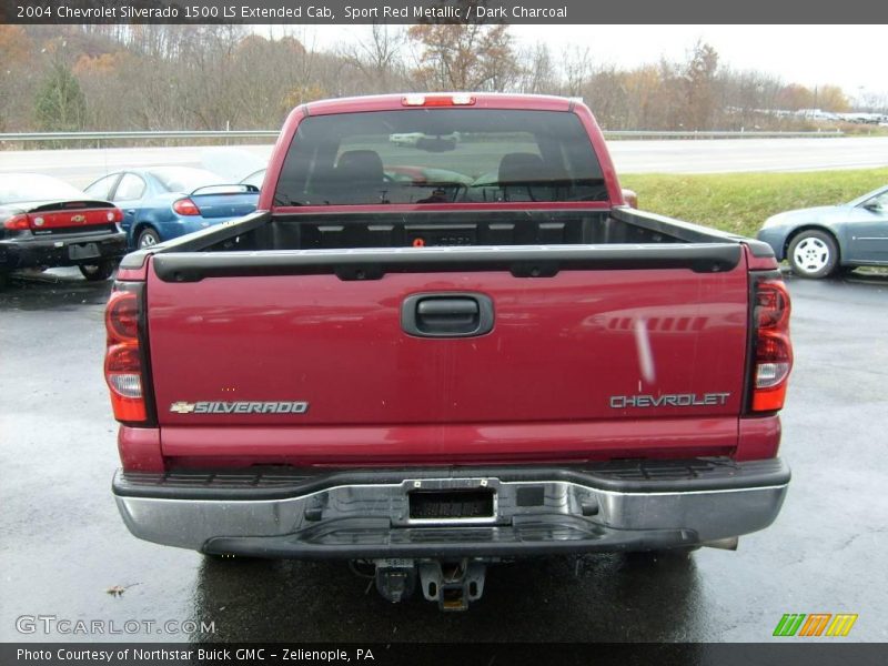 Sport Red Metallic / Dark Charcoal 2004 Chevrolet Silverado 1500 LS Extended Cab