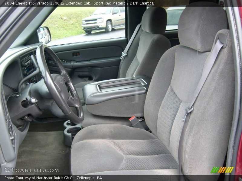 Sport Red Metallic / Dark Charcoal 2004 Chevrolet Silverado 1500 LS Extended Cab