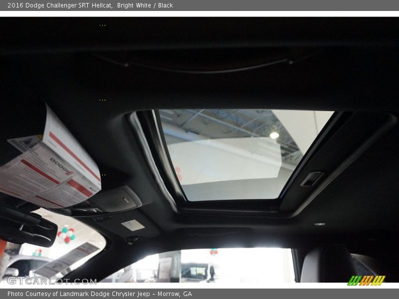 Bright White / Black 2016 Dodge Challenger SRT Hellcat
