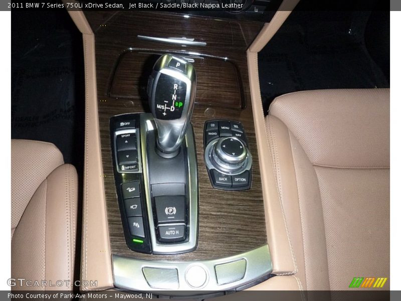 Jet Black / Saddle/Black Nappa Leather 2011 BMW 7 Series 750Li xDrive Sedan