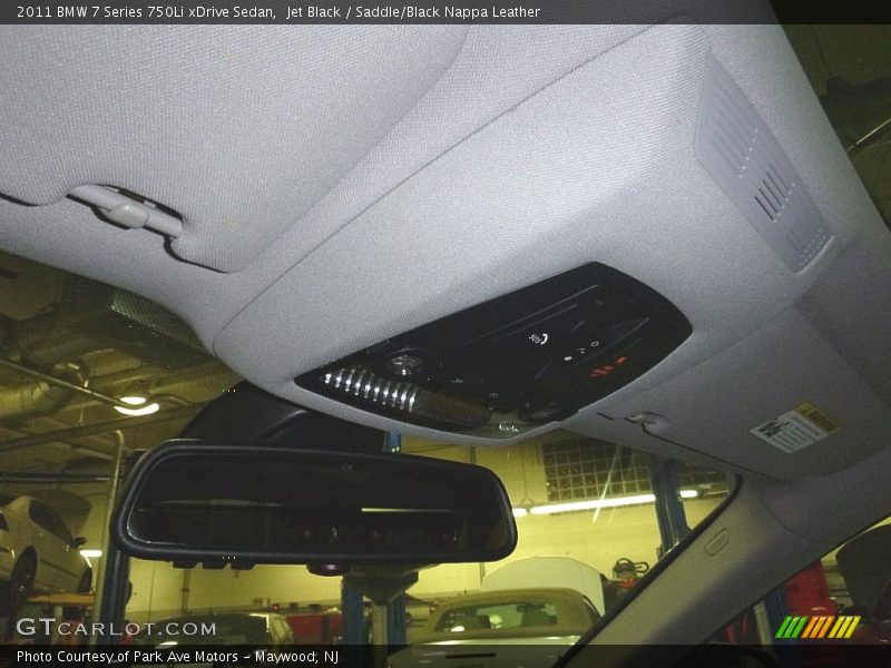 Jet Black / Saddle/Black Nappa Leather 2011 BMW 7 Series 750Li xDrive Sedan