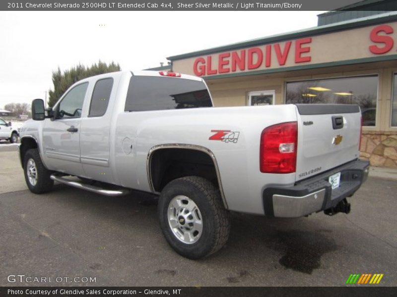 Sheer Silver Metallic / Light Titanium/Ebony 2011 Chevrolet Silverado 2500HD LT Extended Cab 4x4