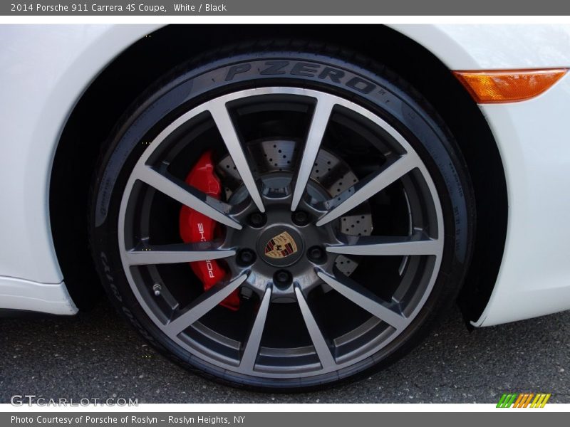 White / Black 2014 Porsche 911 Carrera 4S Coupe