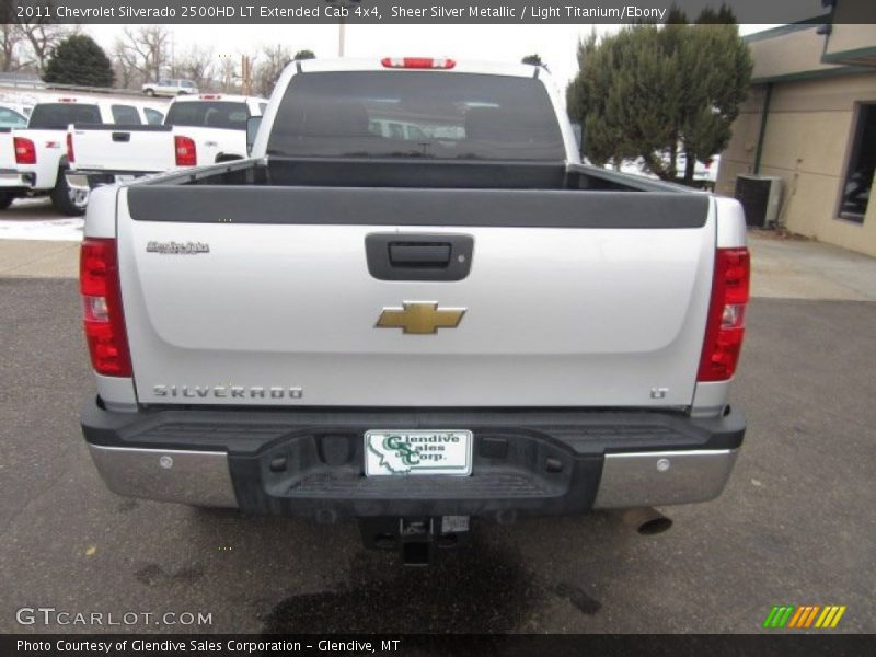 Sheer Silver Metallic / Light Titanium/Ebony 2011 Chevrolet Silverado 2500HD LT Extended Cab 4x4