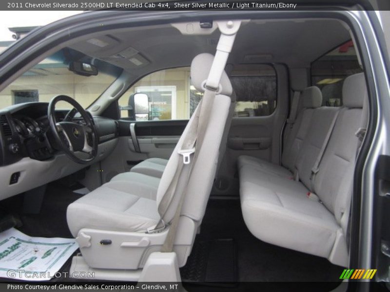 Sheer Silver Metallic / Light Titanium/Ebony 2011 Chevrolet Silverado 2500HD LT Extended Cab 4x4