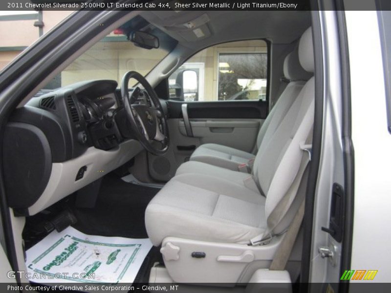 Sheer Silver Metallic / Light Titanium/Ebony 2011 Chevrolet Silverado 2500HD LT Extended Cab 4x4