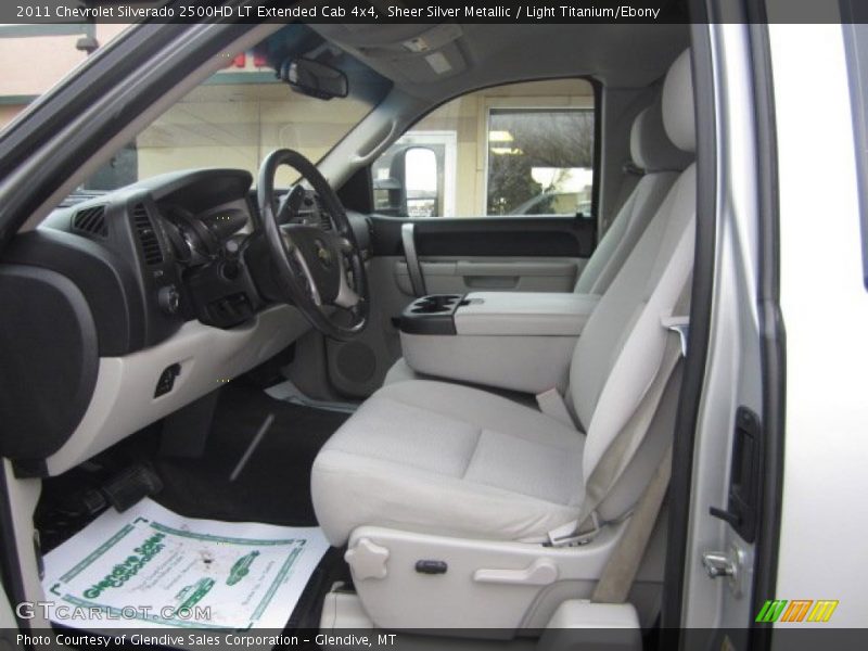 Sheer Silver Metallic / Light Titanium/Ebony 2011 Chevrolet Silverado 2500HD LT Extended Cab 4x4