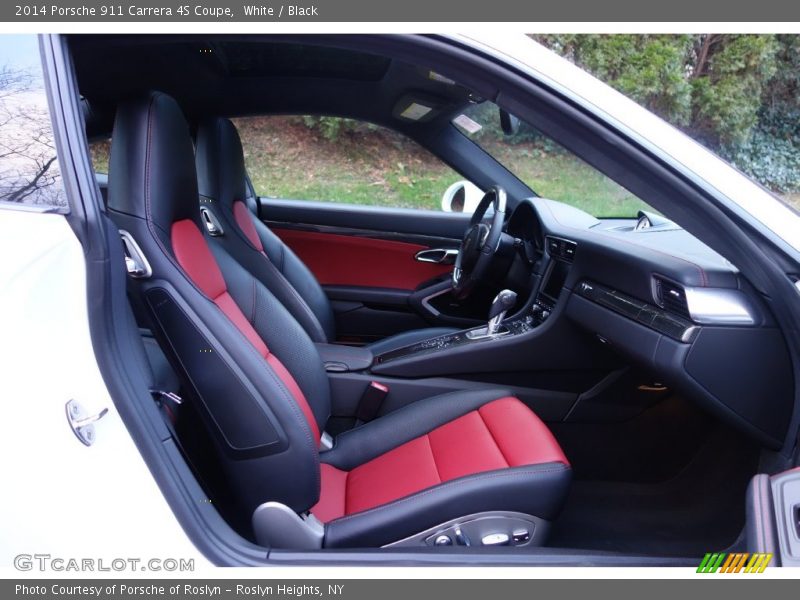 White / Black 2014 Porsche 911 Carrera 4S Coupe