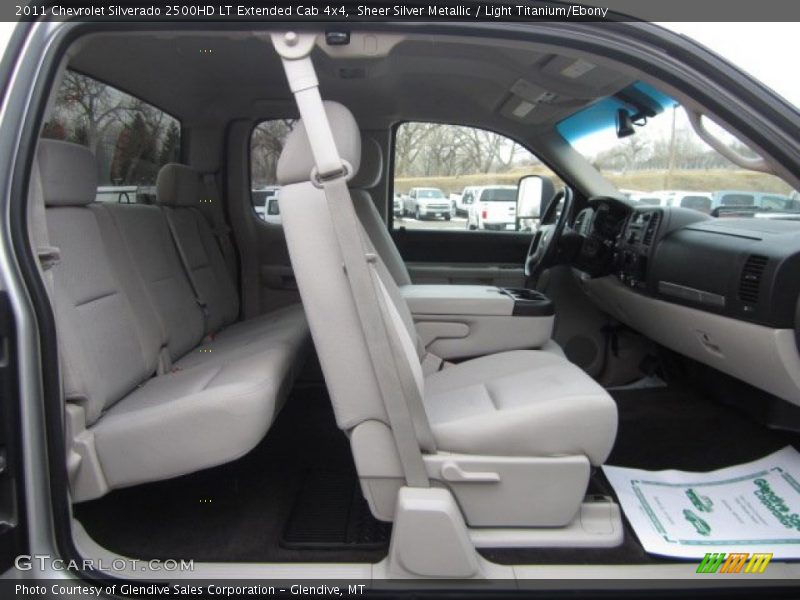 Sheer Silver Metallic / Light Titanium/Ebony 2011 Chevrolet Silverado 2500HD LT Extended Cab 4x4