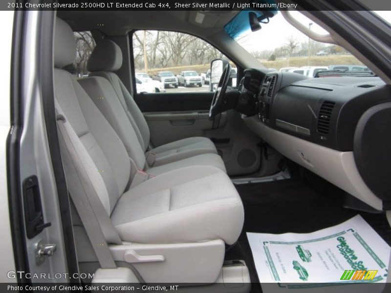 Sheer Silver Metallic / Light Titanium/Ebony 2011 Chevrolet Silverado 2500HD LT Extended Cab 4x4