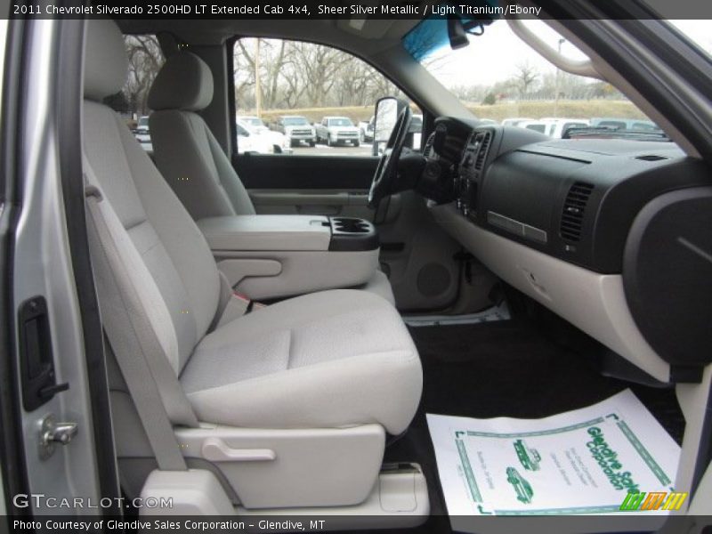 Sheer Silver Metallic / Light Titanium/Ebony 2011 Chevrolet Silverado 2500HD LT Extended Cab 4x4