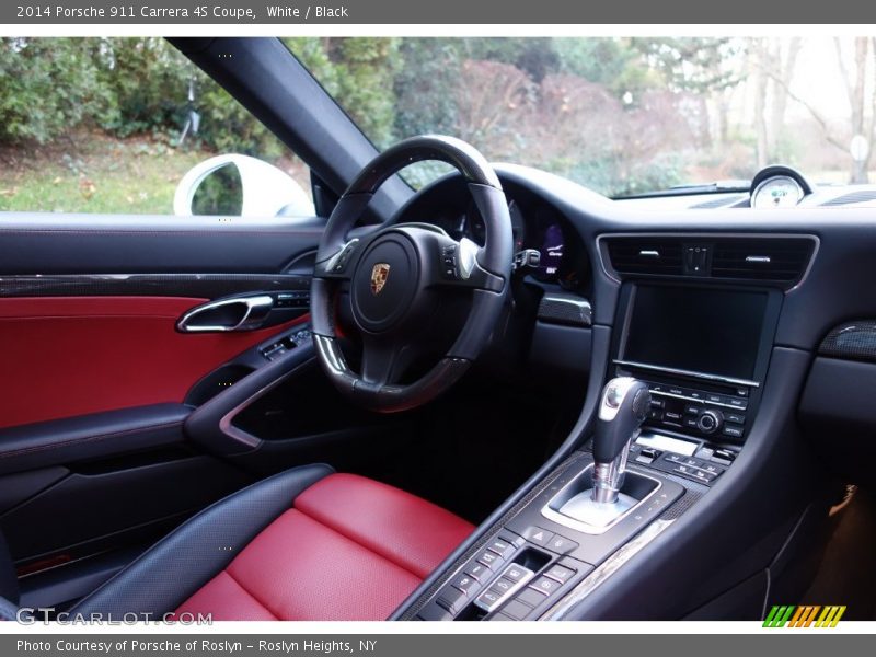 White / Black 2014 Porsche 911 Carrera 4S Coupe