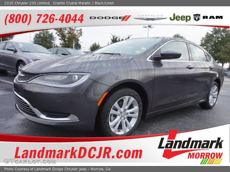 Granite Crystal Metallic / Black/Linen 2016 Chrysler 200 Limited