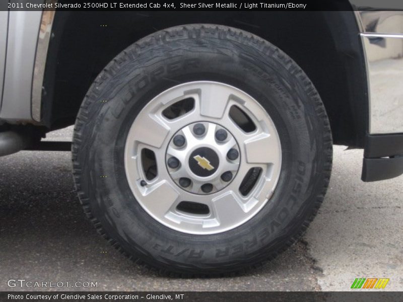 Sheer Silver Metallic / Light Titanium/Ebony 2011 Chevrolet Silverado 2500HD LT Extended Cab 4x4