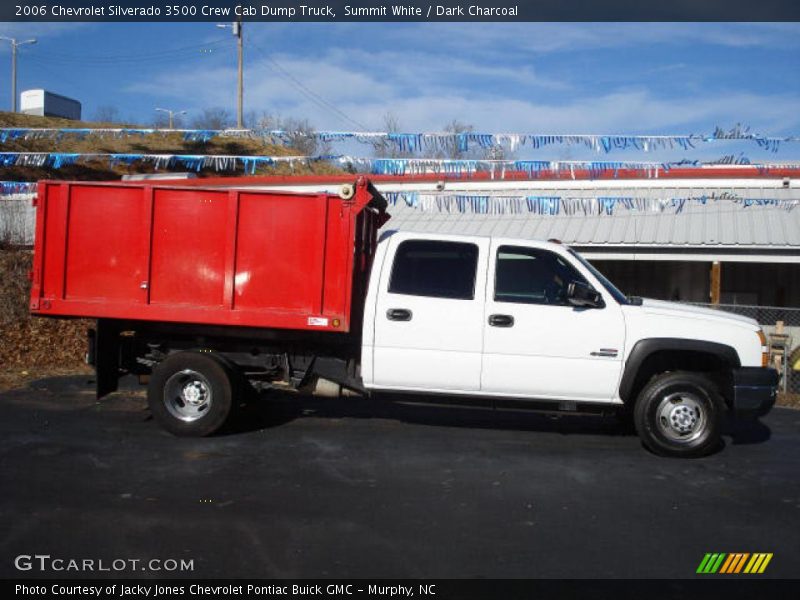 Summit White / Dark Charcoal 2006 Chevrolet Silverado 3500 Crew Cab Dump Truck