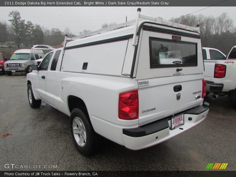 Bright White / Dark Slate Gray/Medium Slate Gray 2011 Dodge Dakota Big Horn Extended Cab