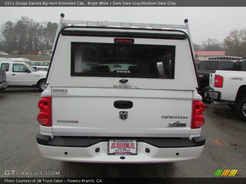 Bright White / Dark Slate Gray/Medium Slate Gray 2011 Dodge Dakota Big Horn Extended Cab